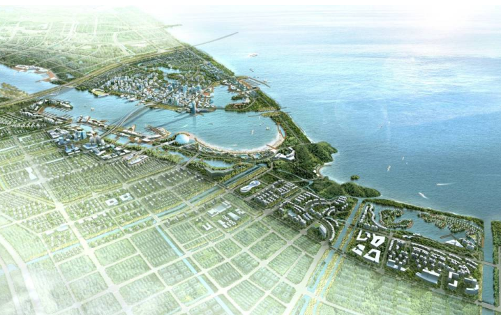 [方案][浙江]宁波北仑滨海新城梅山湾两岸概念规划及核心区城市设计
