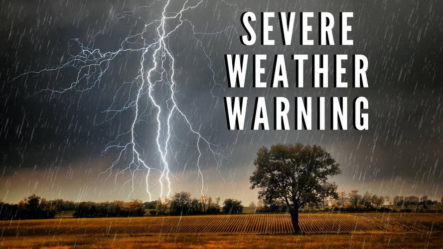weather warning | severe thunderstorm will bring heavy rain