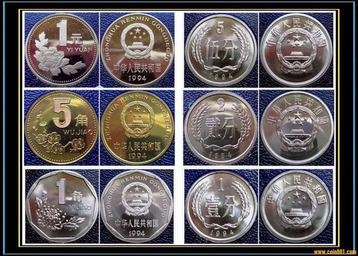 欣赏性售1991年--2000年中国硬币精制壹套(附近照全图)