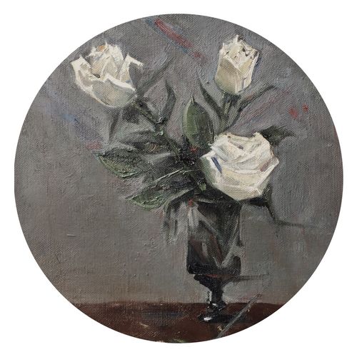 白玫瑰|纯艺术|油画|苟中卿 - 原创作品 - 站酷 (zcool)