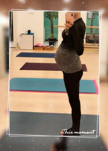 怀孕7个月的谢楠竟在晒健身照,网友称「怀孕妈妈们真是太拼」