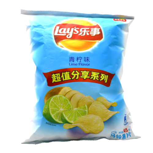 乐事青柠味薯片(超值分享装)135g/袋