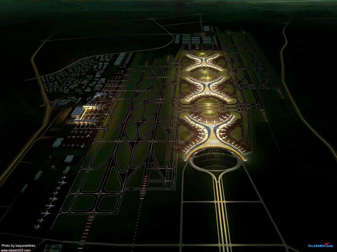 重庆江北国际机场远期规划超大超炫效果图(2000*1500)