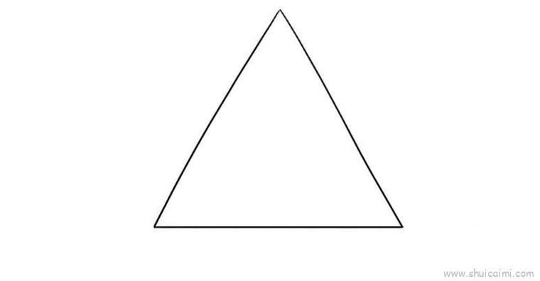 简笔画三角形图色