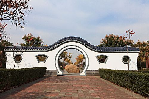 中国传统圆拱门