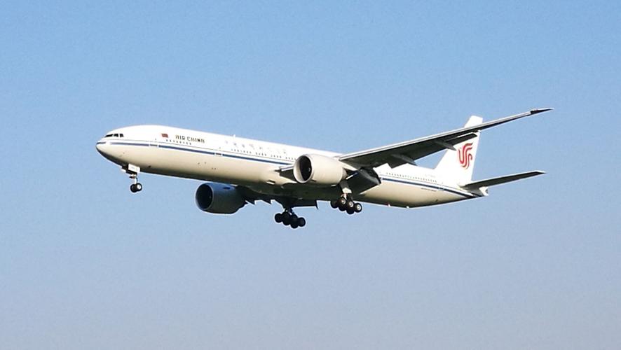 北京首都机场拍飞机