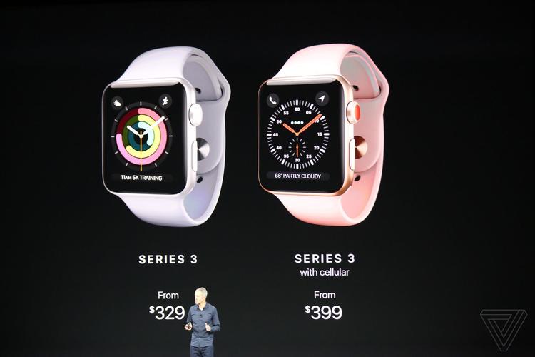 apple watch 3代价格公布!中国首发