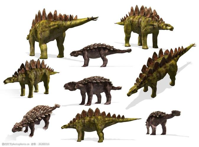 剑龙 恐龙 3d动画 侏罗纪 侏罗纪公园 陆地动物 生物世界 图片素材