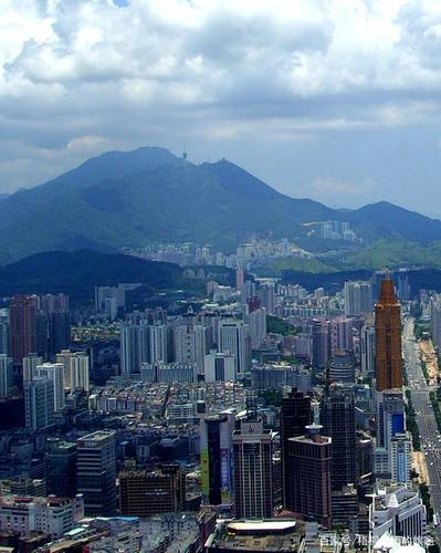 13年前俯拍深圳罗湖区,拥有深圳最高摩天楼,城建水平