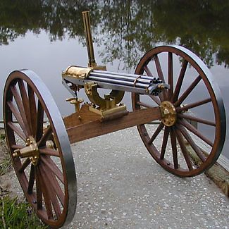 colt 1874 1/3 scale gatling gun model plans on cd