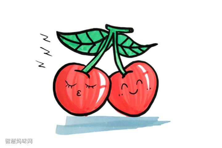 多种可爱的卡通水果简笔画图片-图8