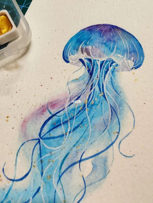画了一个水母