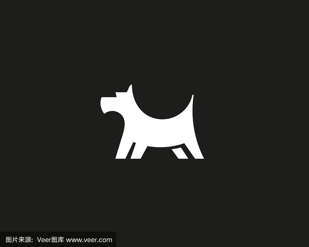 小狗标志设计模板狗狗创意标志宠物