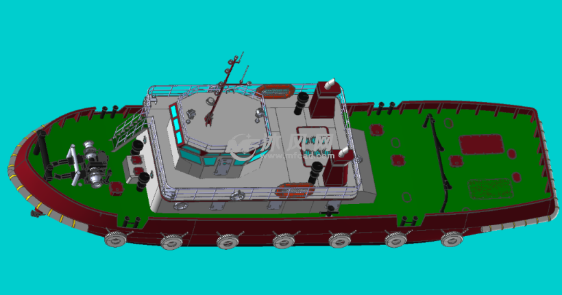 太平洋拖船结构模型