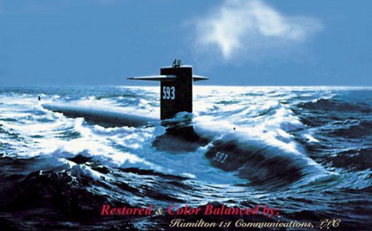 虹摄库尔斯克"长尾鲨"号核潜艇(ssn-593)是美国海军第19艘核潜艇,也是