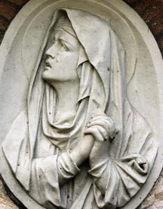 圣母玛丽亚流泪(雕像)照片