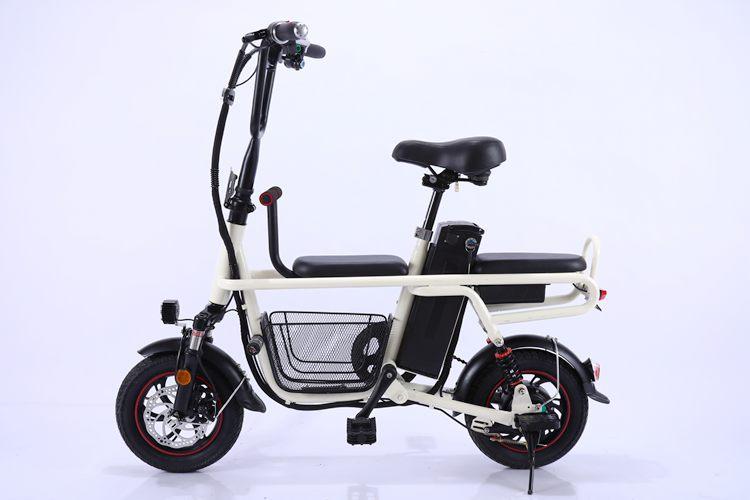 迪骏鸽锂电池电动自行车成人折叠亲子两轮代步车迷你电动车电瓶车