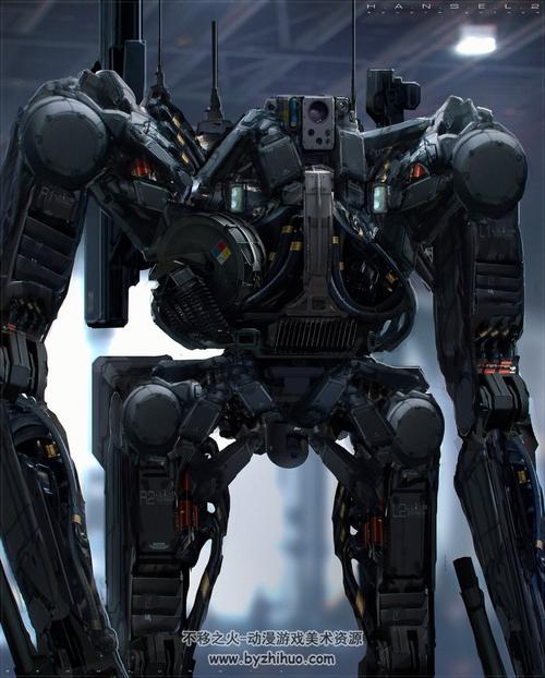 未来 科幻 机甲 武器游戏角色原画设定百度网盘分享参考