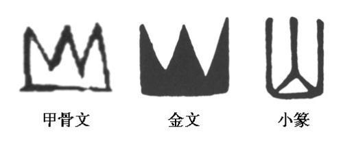 古代山字怎么写