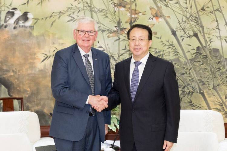 上海市市长龚正会见国际注册专业会计师公会全球首席执行官柏瑞梅兰肯