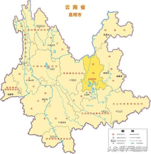 云南在中国的位置,云南各市地图