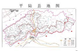 平陆县地图