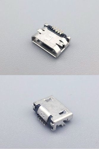 micro usb母座贴片无边有柱usb连接器 micro5p充电接口 micro插座