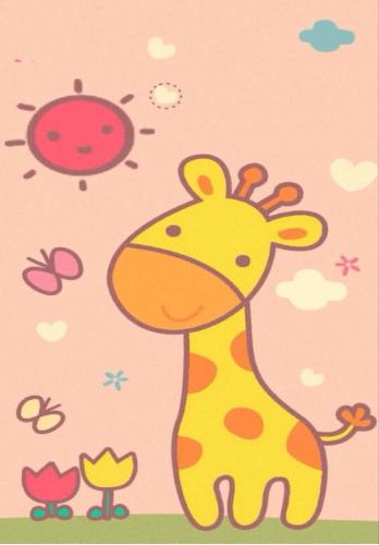 创意儿童画教程:长颈鹿