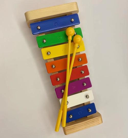 玩具 手敲琴 奥尔夫早教乐器 八音铝板琴儿童玩具彩虹8音木琴益智