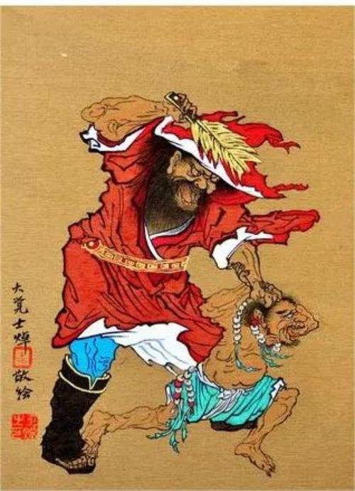 中国传统文化中一个著名的神秘人物,既有神的属性,又具有鬼的形象