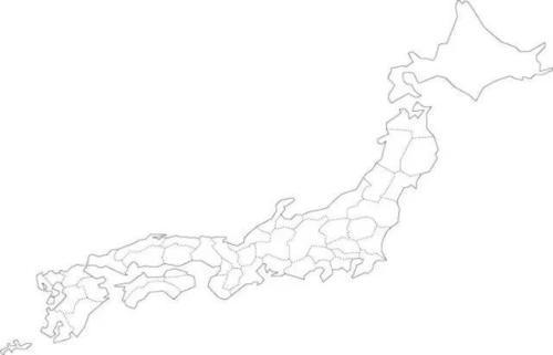 日本国土组成图简笔画