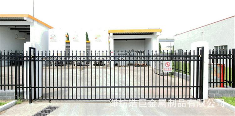 厂房 小区推拉门 厂家定制优质锌钢推拉门 庭院大门 品质保证