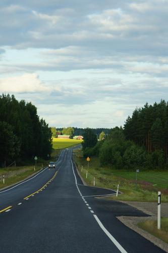 芬兰语,道路,在路上,直接,高清图片-回车素材