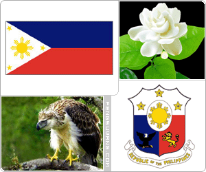 菲律宾国旗国徽国歌国花国树国果国鸟国石