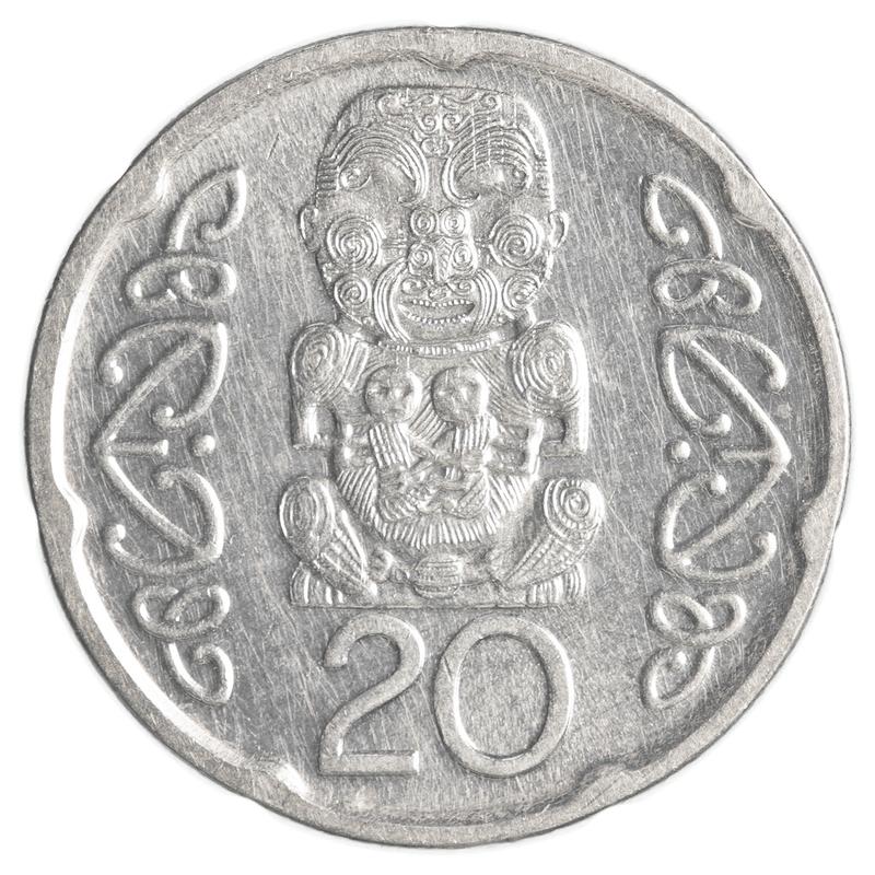 20 新西兰美元美分硬币