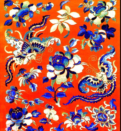 中国传统纹样刺绣图案