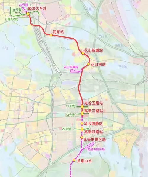 纵贯光谷武汉地铁19号线首个车站主体结构完工