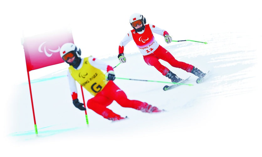女子大回转是中国残奥高山滑雪的强势项目.