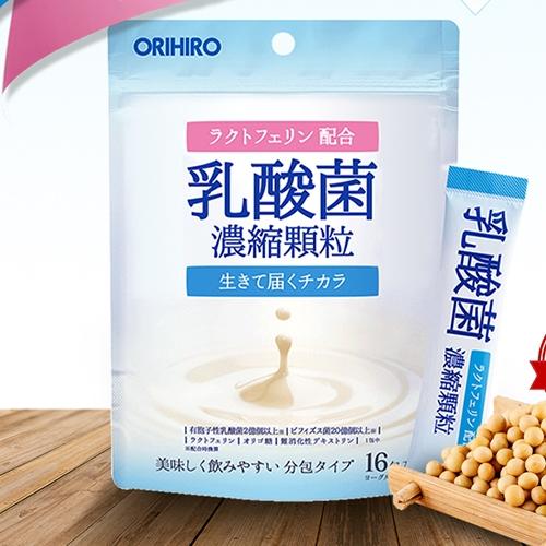 日本进口,orihiro 欧立喜乐 益生菌浓缩颗粒1.0g*16袋*2件