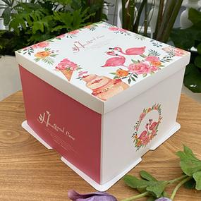 生日蛋糕盒纸盒4四6六寸8八寸10寸包装盒礼盒空盒子透明圣诞节12