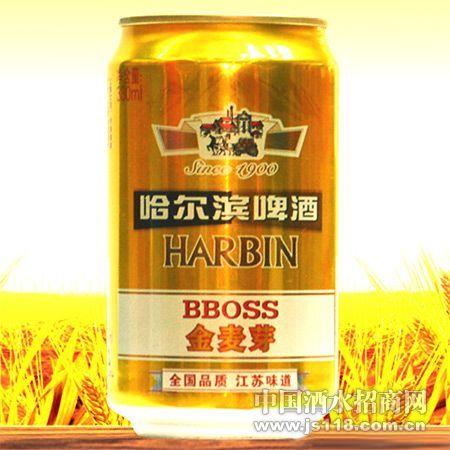 哈尔滨啤酒-金麦芽330ml罐装