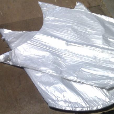 厂家月亮型棉纱包装袋塑料薄膜袋可定制