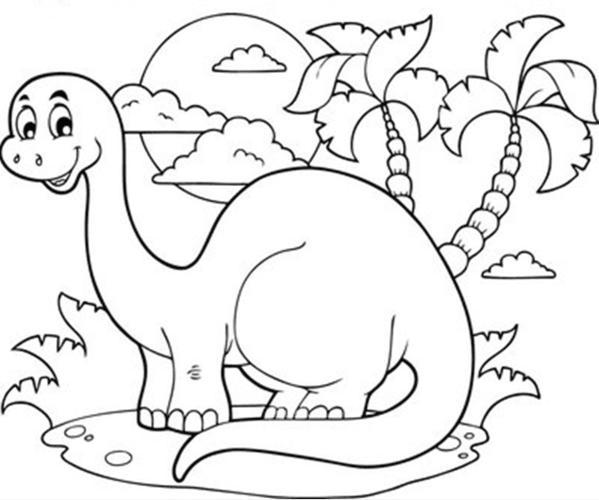 儿童恐龙简笔画大全大图