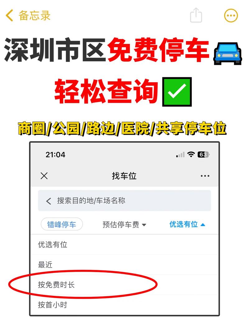深圳市区免费停车位08查询攻略73.