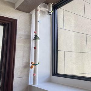 阳台下水管装饰遮挡美化空调管子护栏遮丑包消防管道燃气管麻绳