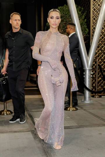 金·卡戴珊kim kardashian与拉拉安东尼lala anthony纽约时装周出席