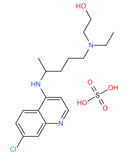 羟氯喹的三维模型:接下来是羟氯喹:磷酸氯喹的三维模型:氯喹的最常用