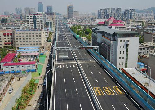 山东济南历经23年顺河高架桥近94公里大修道路交通新发展