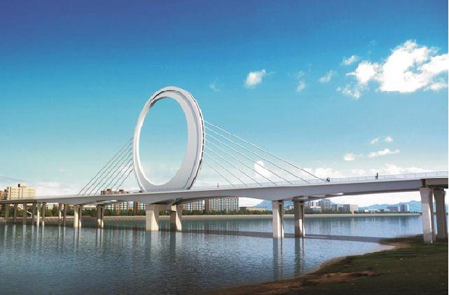 团结渭河大桥是宝鸡城区的第14座渭河大桥,南起高新三路,北接团结东路