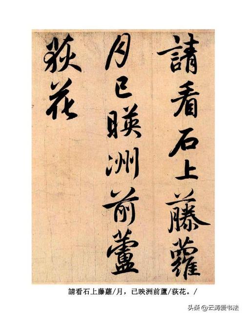 赵孟頫年轻时写得秋兴诗笔墨之厚重可见一斑